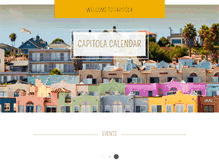 Tablet Screenshot of capitola.com